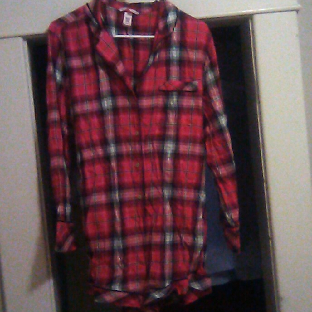 Victorias secret shimmering plaid romper